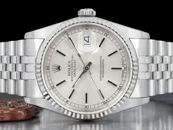 Rolex Datejust 36 Argento Jubilee 16234 Silver Lining